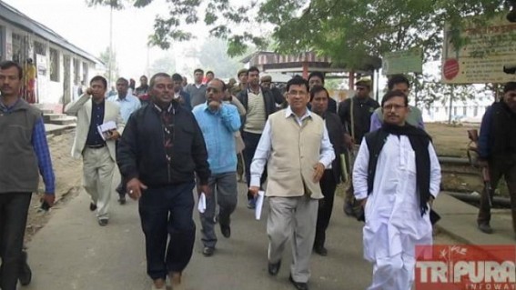 High level delegation led by Health Minister Badal Chowdhury , RD and DWS Ministers visit Gomati District Hospital, Tripura Sundari Hospital : Badal  expressed anger over theft of Rs 1.20 crore sanctioned for upgradation of Kakraban Hospital